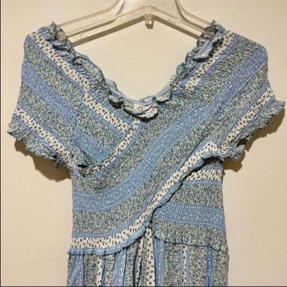 🆕 Japna Surplice Smocked Wide Leg Jumpsuit - Picture 8 of 12